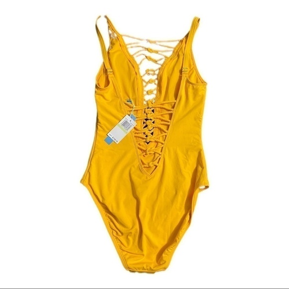 New! Bleu Rod Beattie Plunge One-Piece Swimsuit - Picture 5 of 8